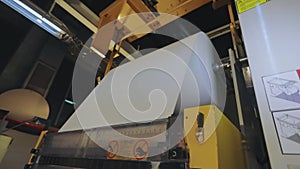 Conveyor line of wallpaper production, wallpaper production plant, modern wallpaper production plant