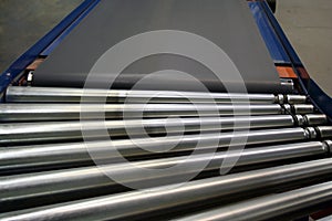 Conveyor Rollers and belt photo
