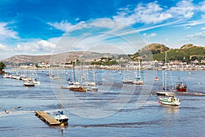 Conwy bay in Wales