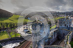 Conwy Castle and Valley