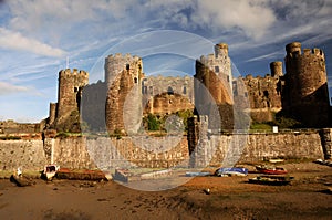Conwy Castle, Wales.