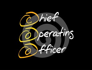 COO - Chief Operating Officer acronym