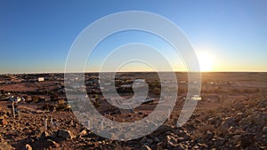 Coober Pedy aerial view