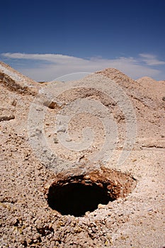 Coober Pedy - opal mining photo