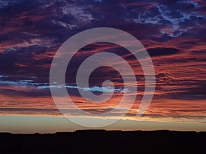 Coober pedy Sun set and opals South Australia mining town