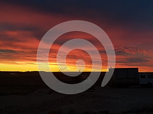 Coober Pedy sunset South Australia absolutely beautiful colours abstract almost like painting