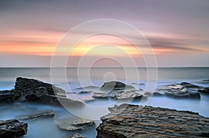 Coogee Beach Sydney sunrise seascape photo