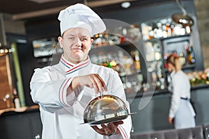 Cook chef at restaurant