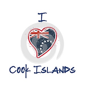 Cook Islander flag patriotic t-shirt design.