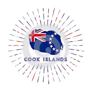 Cook Islands sunburst badge.