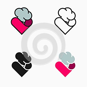 Cook Lover icon, Symbol or Logo