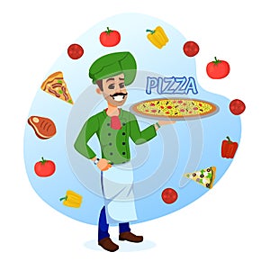 Cook, Promoting Pizza with Different Fillings