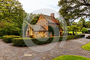 Cook's Cottage in Fitzroy Gardens Melbourne Australia