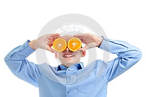 Cook on white background, humor child chef,  childhood