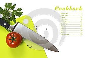 Cookbook menu