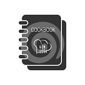 Cookbook. Simple vector icon for websites and applications