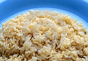 Cooked brown rice