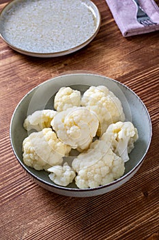 cooked cauliflower vegetarian or healty food