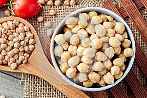 Cooked chickpeas Cicer arietinum