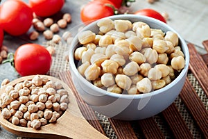 Cooked chickpeas Cicer arietinum