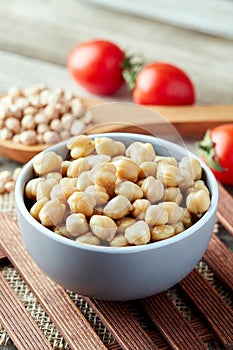 Cooked chickpeas Cicer arietinum