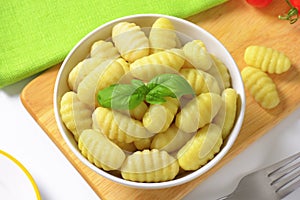 Cooked gnocchi
