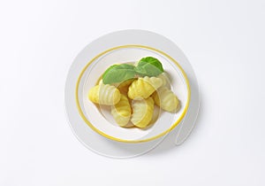 Cooked gnocchi