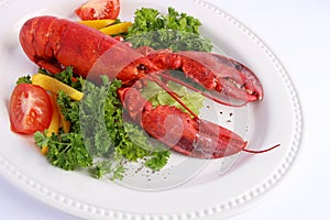 Cooked lobster