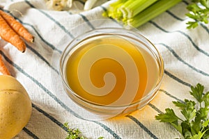 Cooked Organic Vegetable Broth