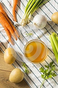 Cooked Organic Vegetable Broth