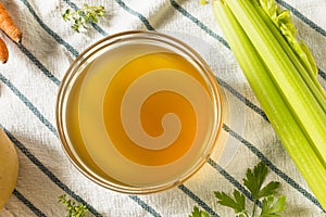 Cooked Organic Vegetable Broth