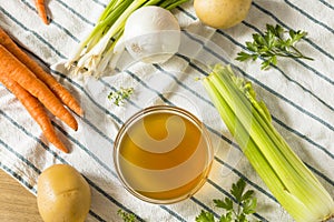 Cooked Organic Vegetable Broth