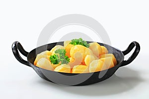Cooked potatoes