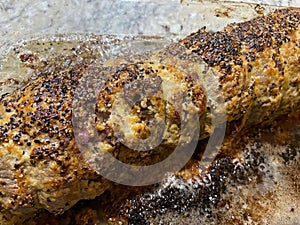 Cooked Roast Prime Rib Ready for Slicing