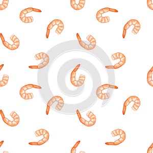 Cooked shrimp tails pattern