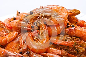 Cooked shrimps