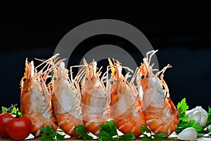 Cooked shrimps,prawns