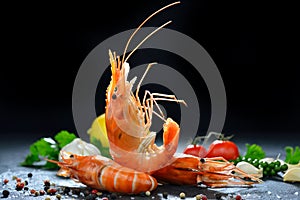 Cooked shrimps,prawns