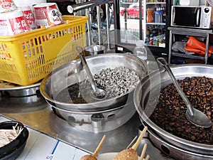 Cooked Silk Worms to Eat