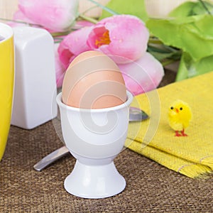 Cooked sof tboiled eggs