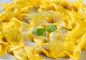 Cooked stuffed pasta