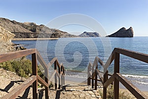 Cookers Beach in the town of Aguilas