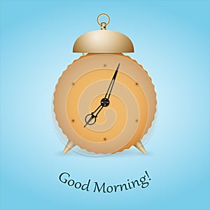 Cookie alarm clock. Good morning.