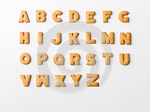 Cookie alphabet