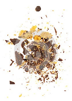 Cookie crusts and chocolate