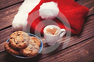 Cookie and cup of coffee