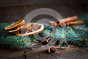 Cookie cutter and christmas decoration