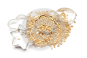 Cookie cutter with wheat