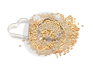 Cookie cutters with wheat