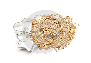Cookie cutters with wheat